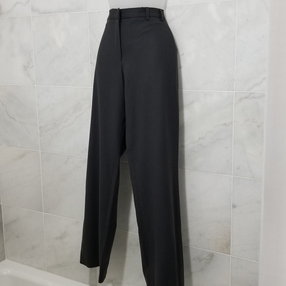 Jil Sander Grey Virgin Wool Wide Leg Pants High Rise 40 - Picture 4 of 11